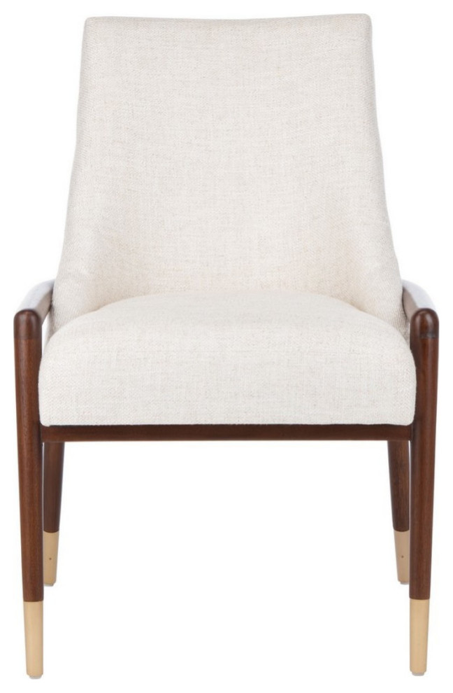 Carmyne Mid Century Chair Cream  Set of 2   Midcentury   Dining Chairs   by V.S.D Furniture  Houzz