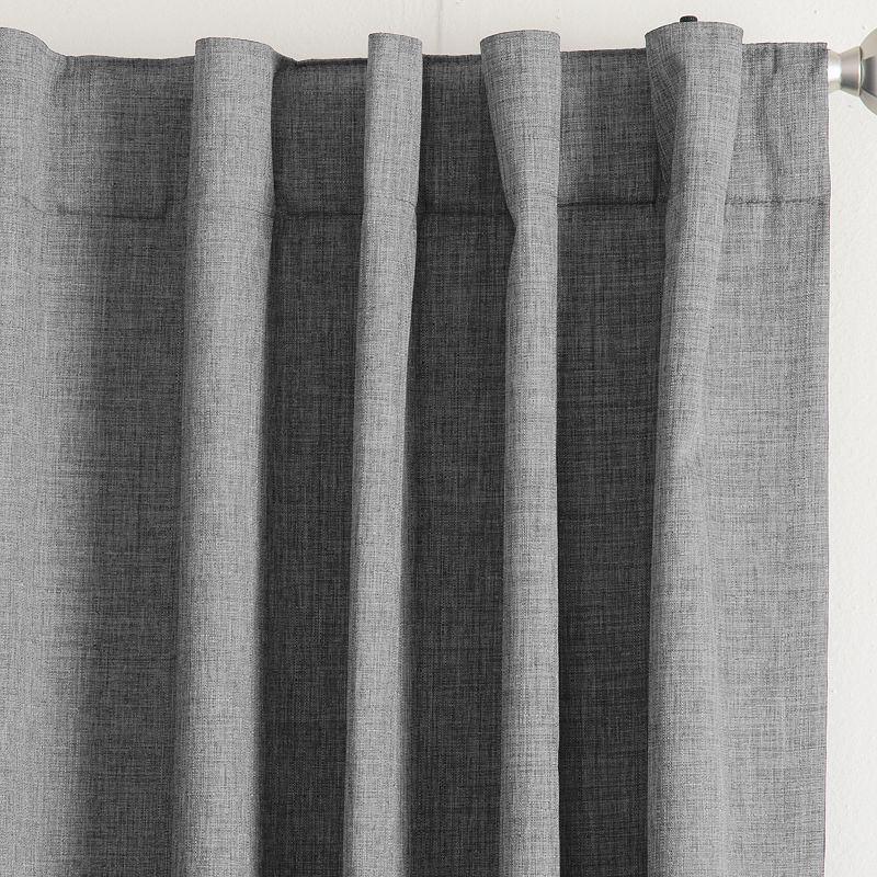 NATCO Wakefield Energy Textured Solid Blackout Window Curtain Panel