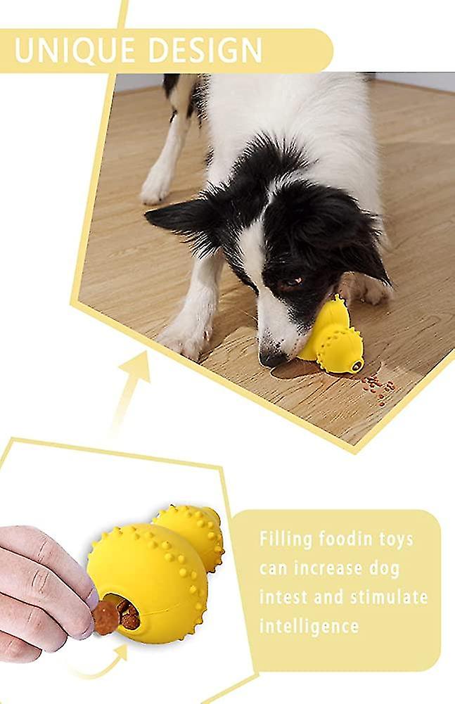 Dog Toys， Heilwiy Dog Toys Indestructible Dog Toys Intelligence Natural Rubber Strong Gift