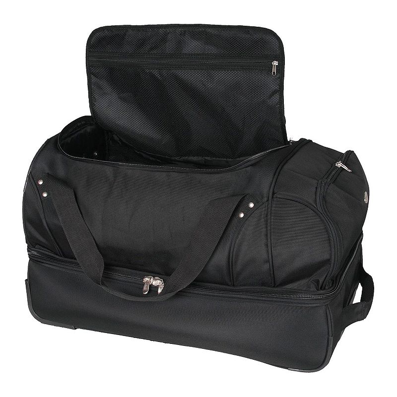 Pittsburgh Penguins 26-in. Wheeled Drop-Bottom Duffel Bag