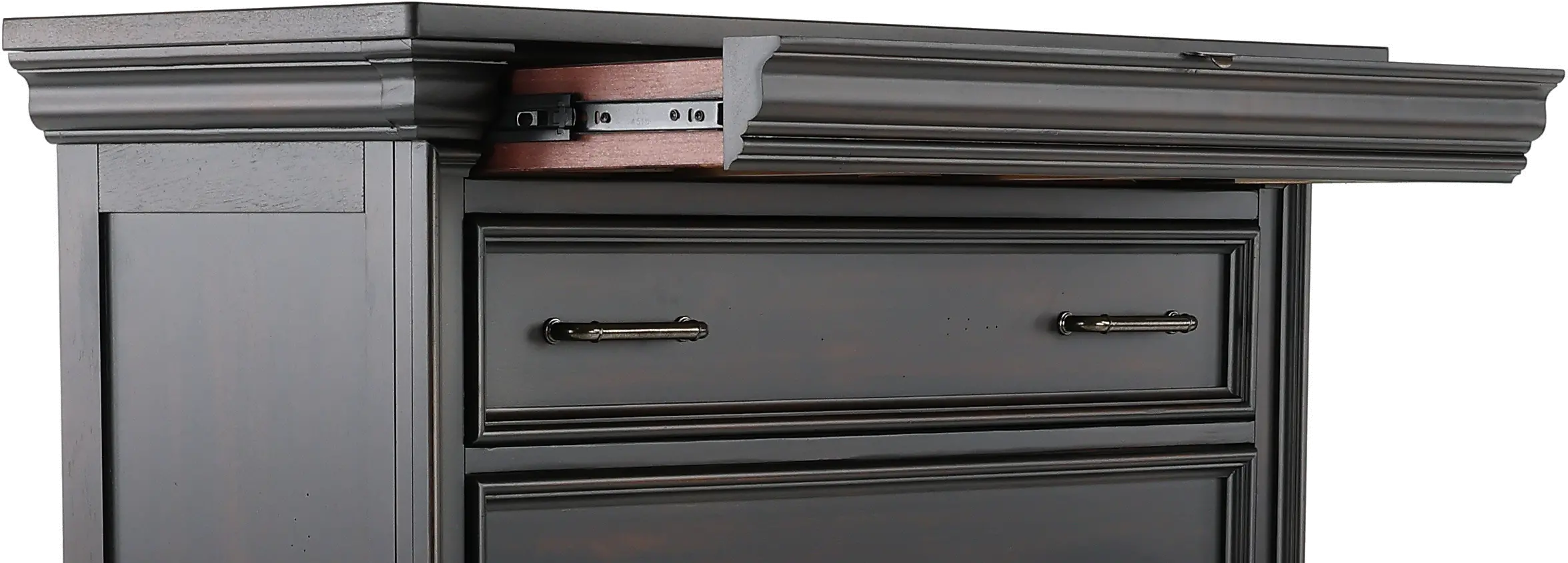 Caldwell Dark Brown Chest of Drawers