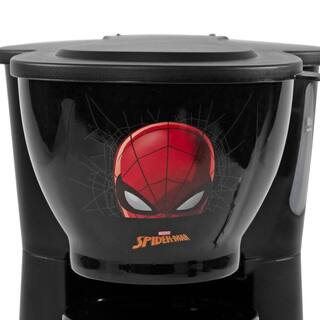 Uncanny Brands Single-Serve Black Marvel Spiderman Coffee Maker with Mug CM-MVC-SM1