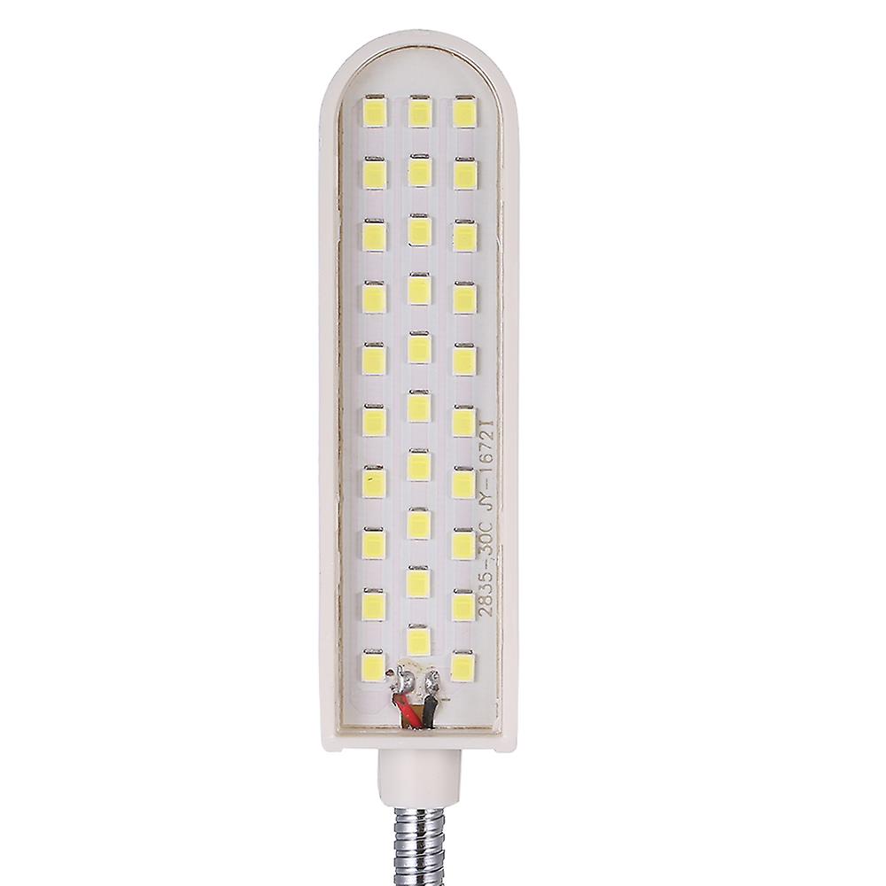 Ac110-250v 6w 30leds Sewing Machine Light Lamp Fixed Base Flexible Bendable Tube Goose Neck Design For Housework Household Duties Chores No.198221