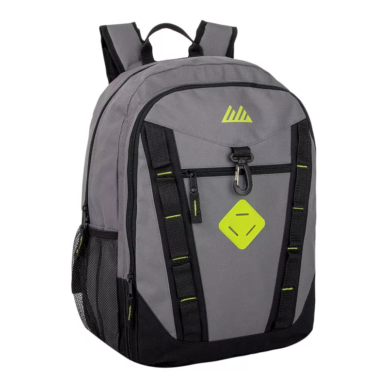 Summit Ridge Grey Clip Backpack