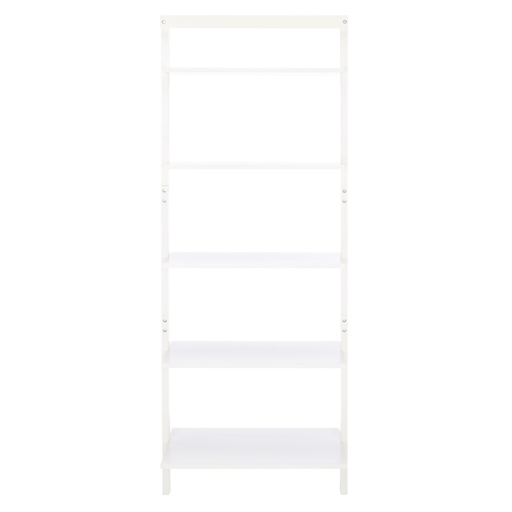 SAFAVIEH Cullyn 5 Tier Leaning Etagere Bookcase   27.6\