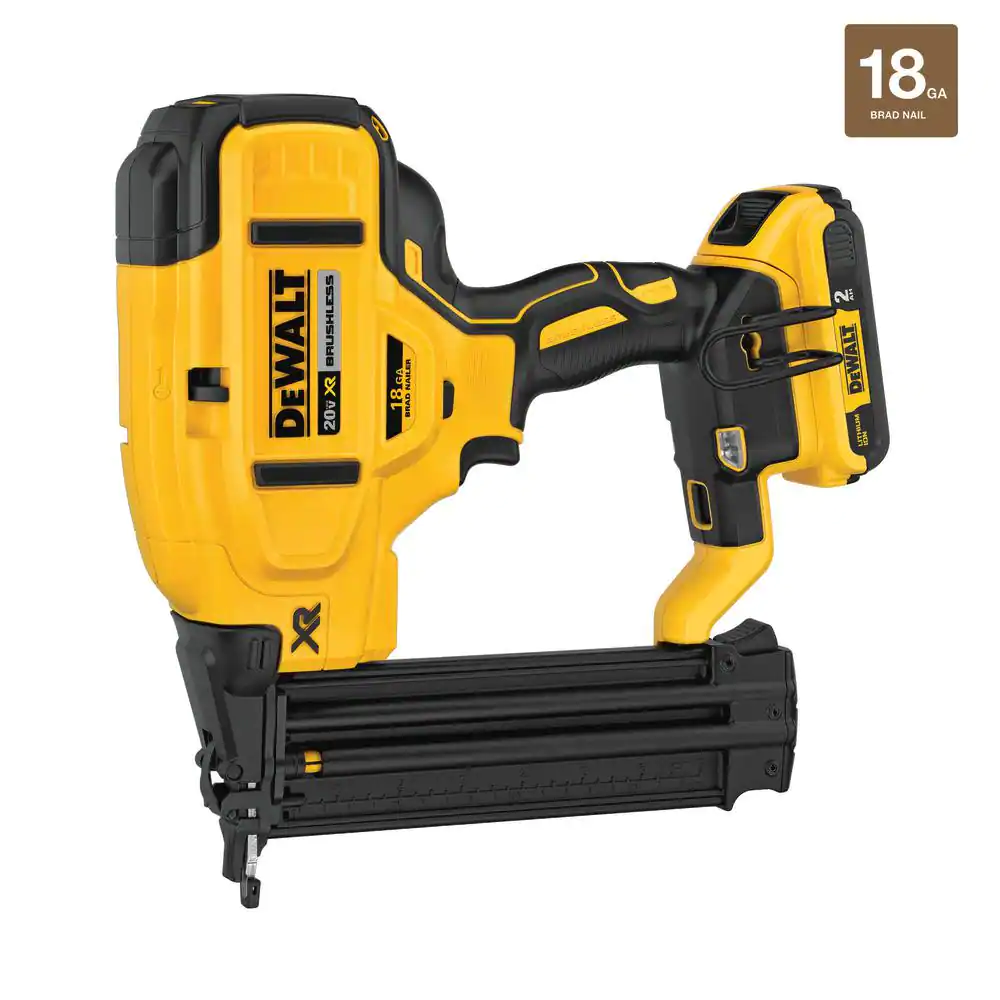 DEWALT DCN680D1 20-Volt Max Lithium-Ion 18-Gauge Cordless Brad Nailer Kit