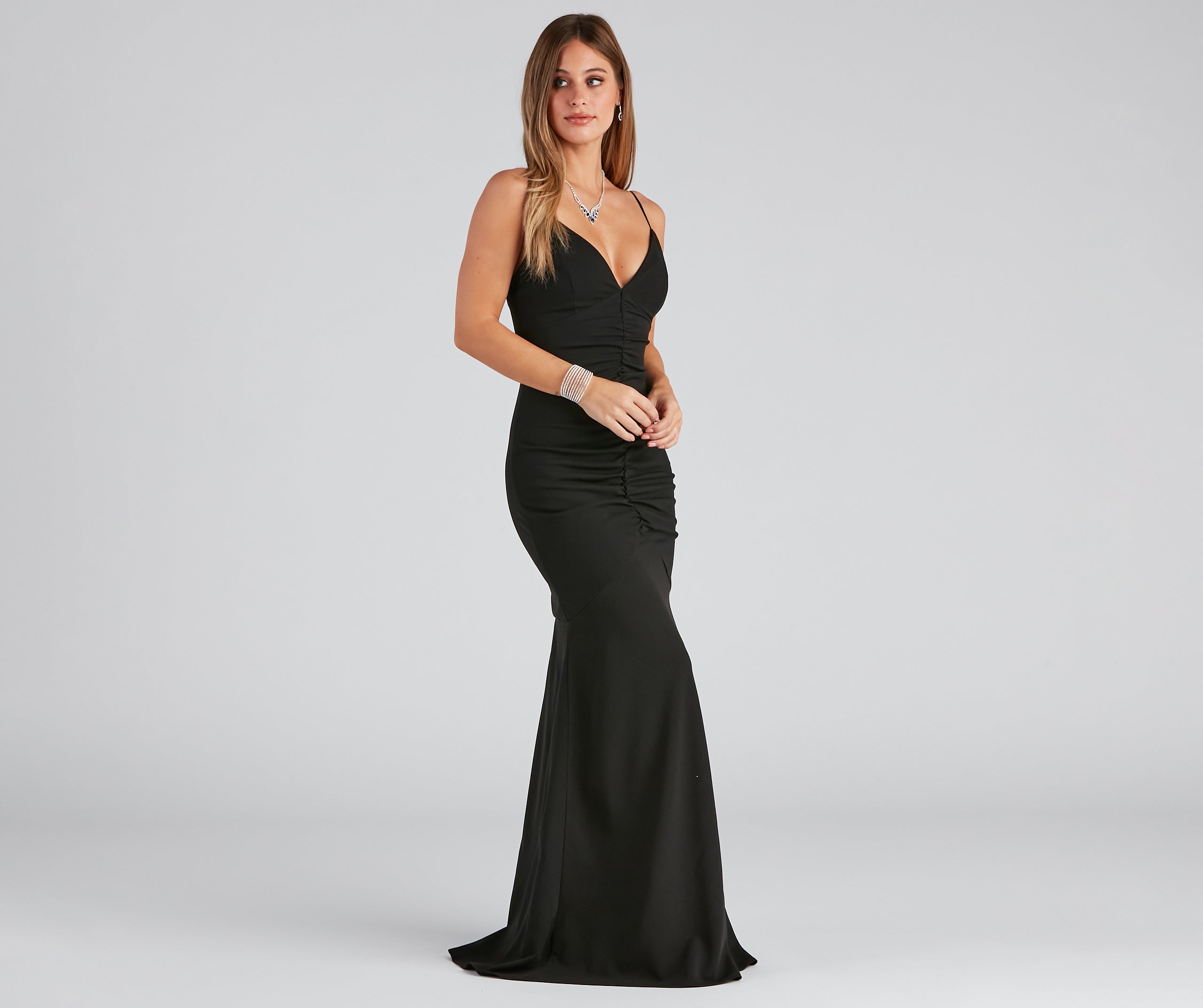 Bianca Ruched Mermaid Formal Dress