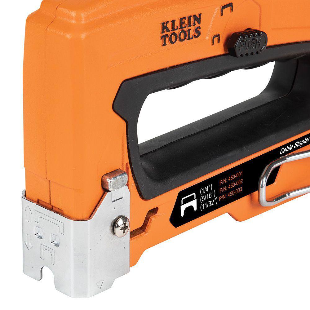 Klein Tools Loose Cable Stapler with 1932 in. x 1132 in. Insulated Staples (300-Pack) M2O41192KIT