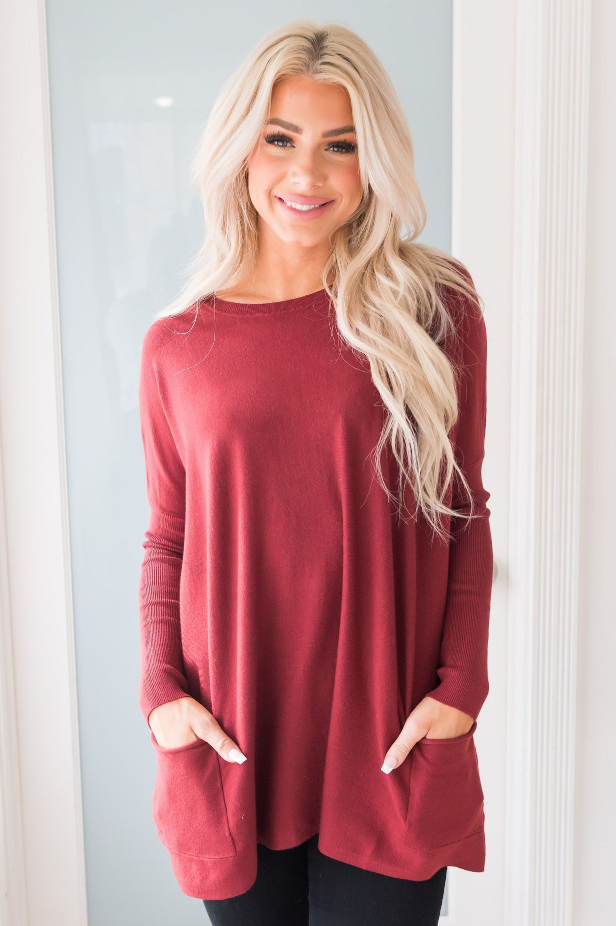 Casual Chic Modest Oversize Sweater