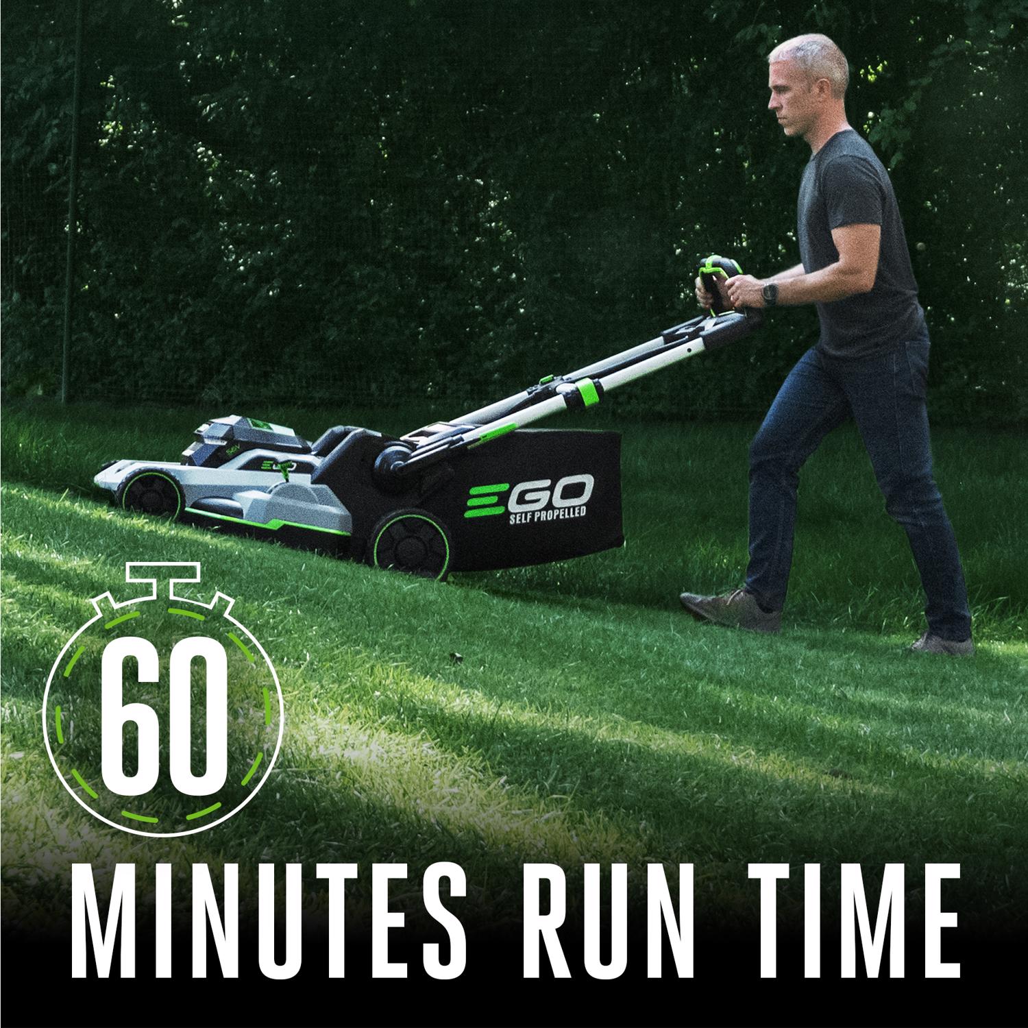 EGO Power+Touch Drive LM2125SP 21 in. 56 V Battery Self-Propelled Lawn Mower Kit (Battery \u0026 Charger) W/ 7.5 AH BATTERY