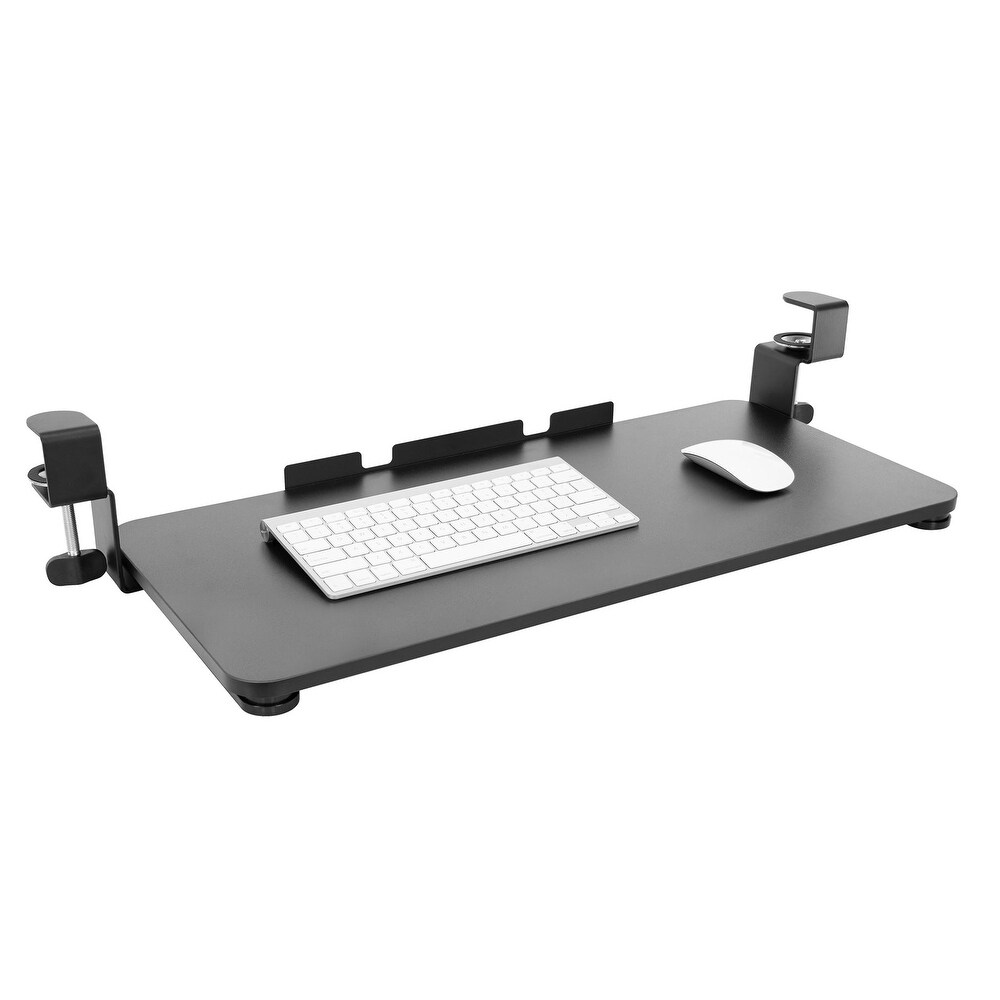 Mount It! Clamp On Adjustable Keyboard and Mouse Tray