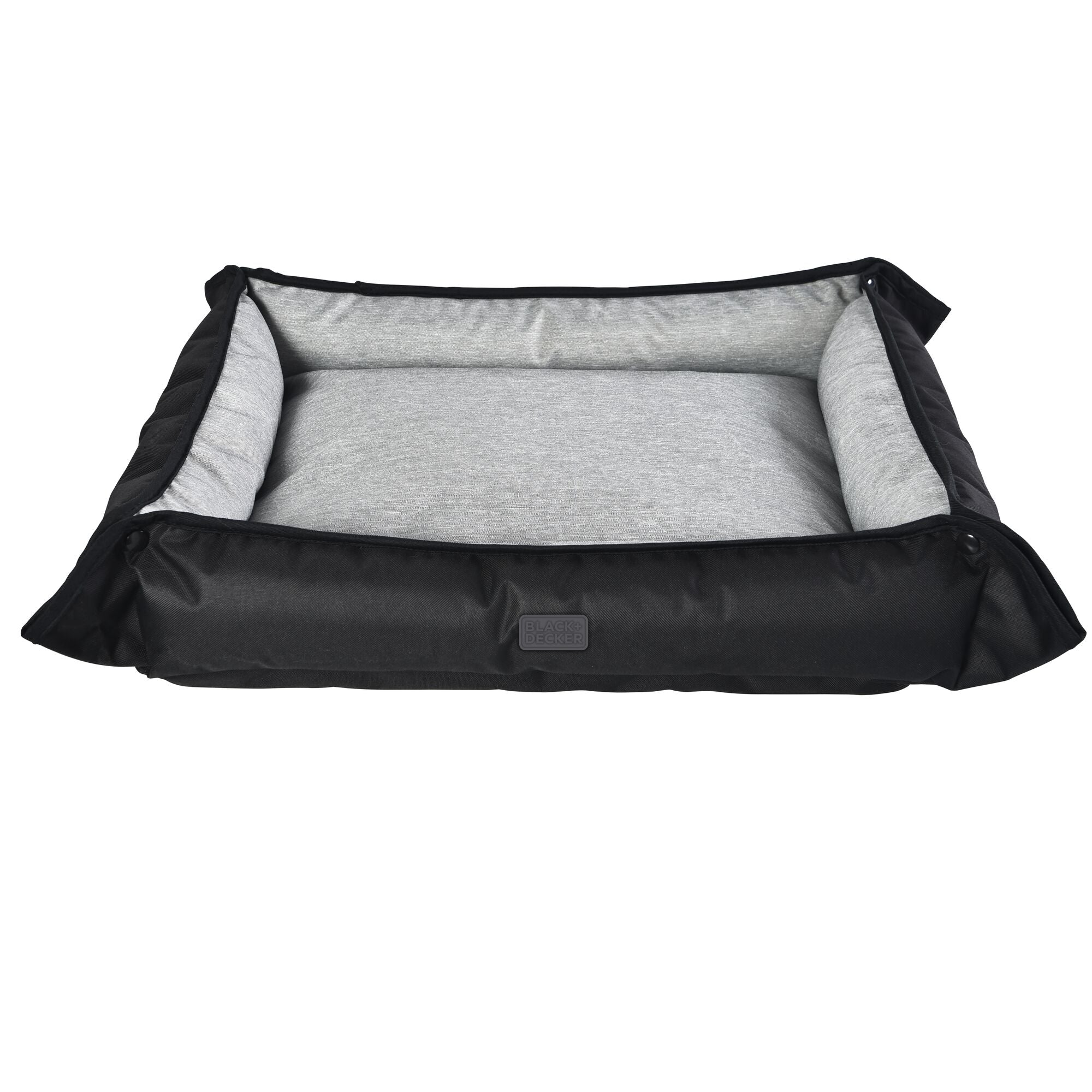 Four Way Pet Bed for Small Dogs 20X16X3 In, Black