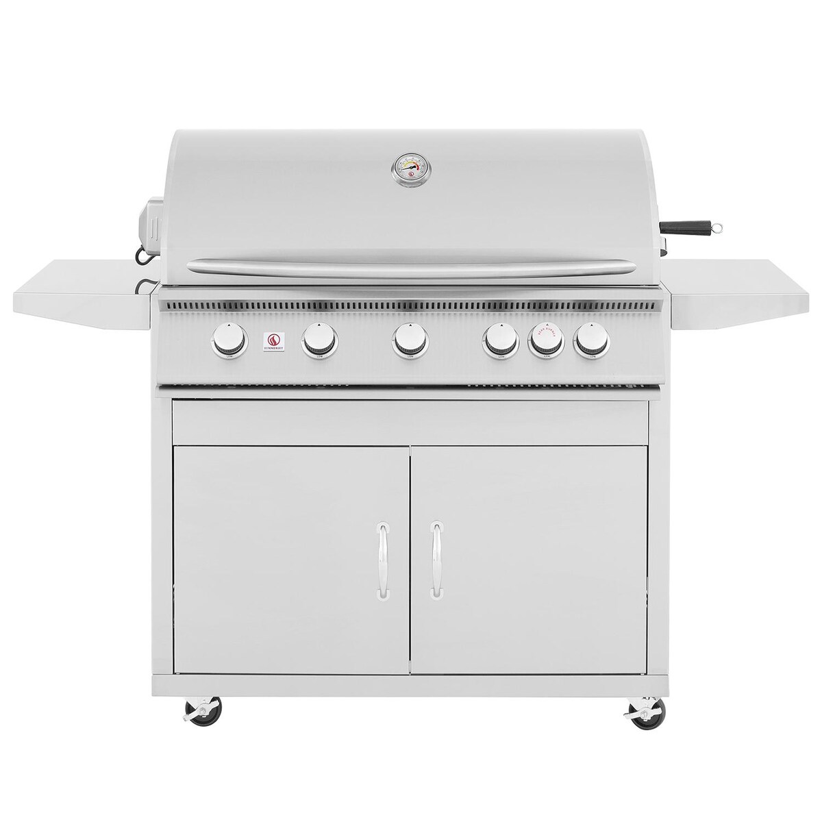 Summerset Sizzler 40-Inch 5-Burner Natural Gas Grill With Rear Infrared Burner