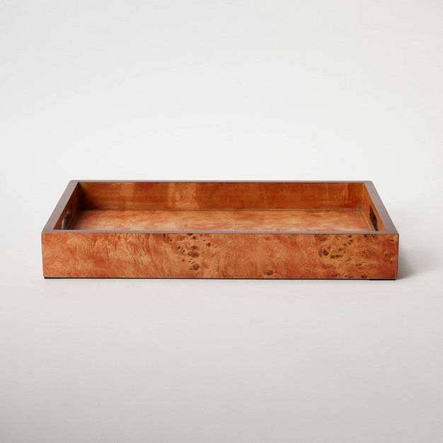 Burl Wood Tray Designed With Studio Mcgee