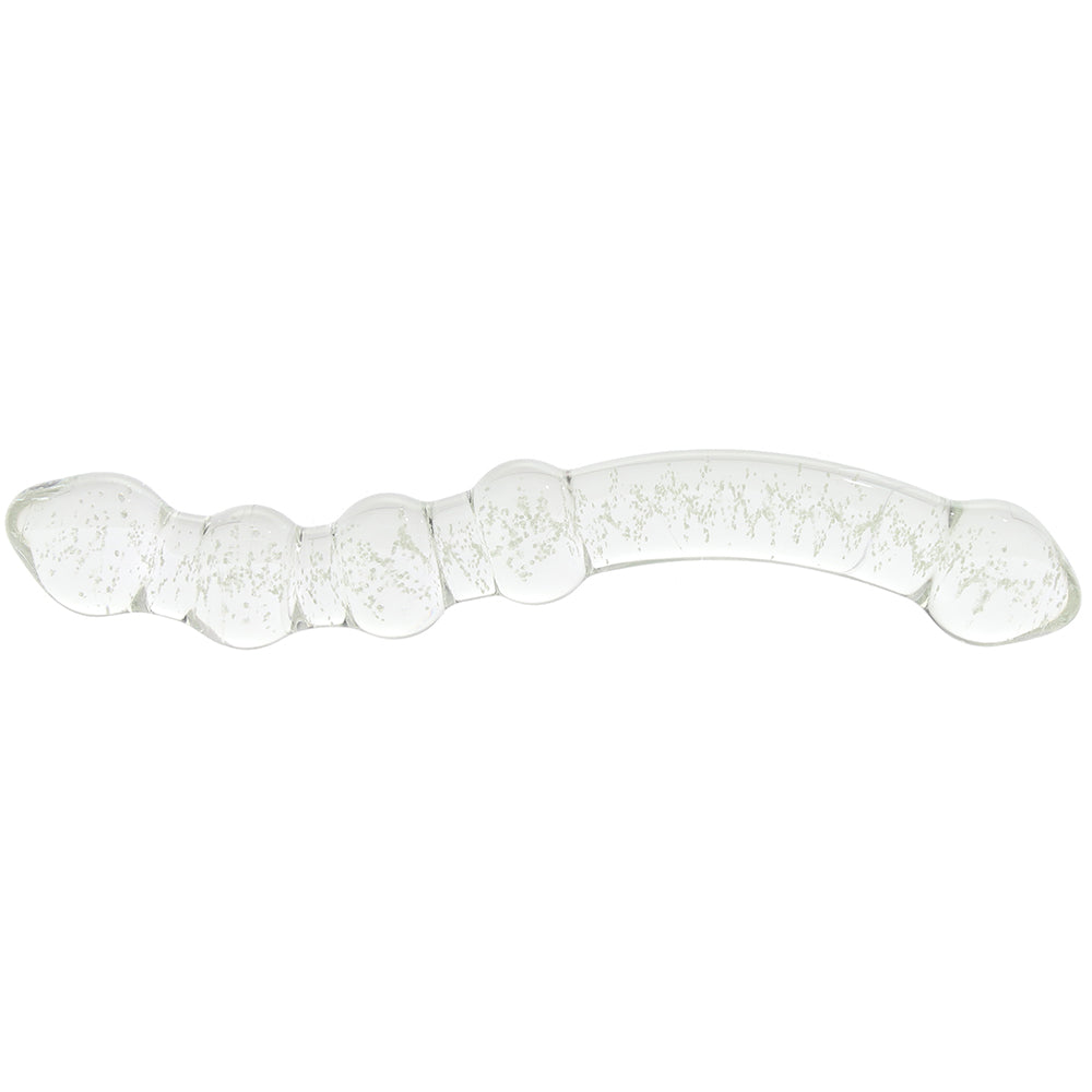 Whipsmart Glow In The Dark Beaded Glass Double Dildo