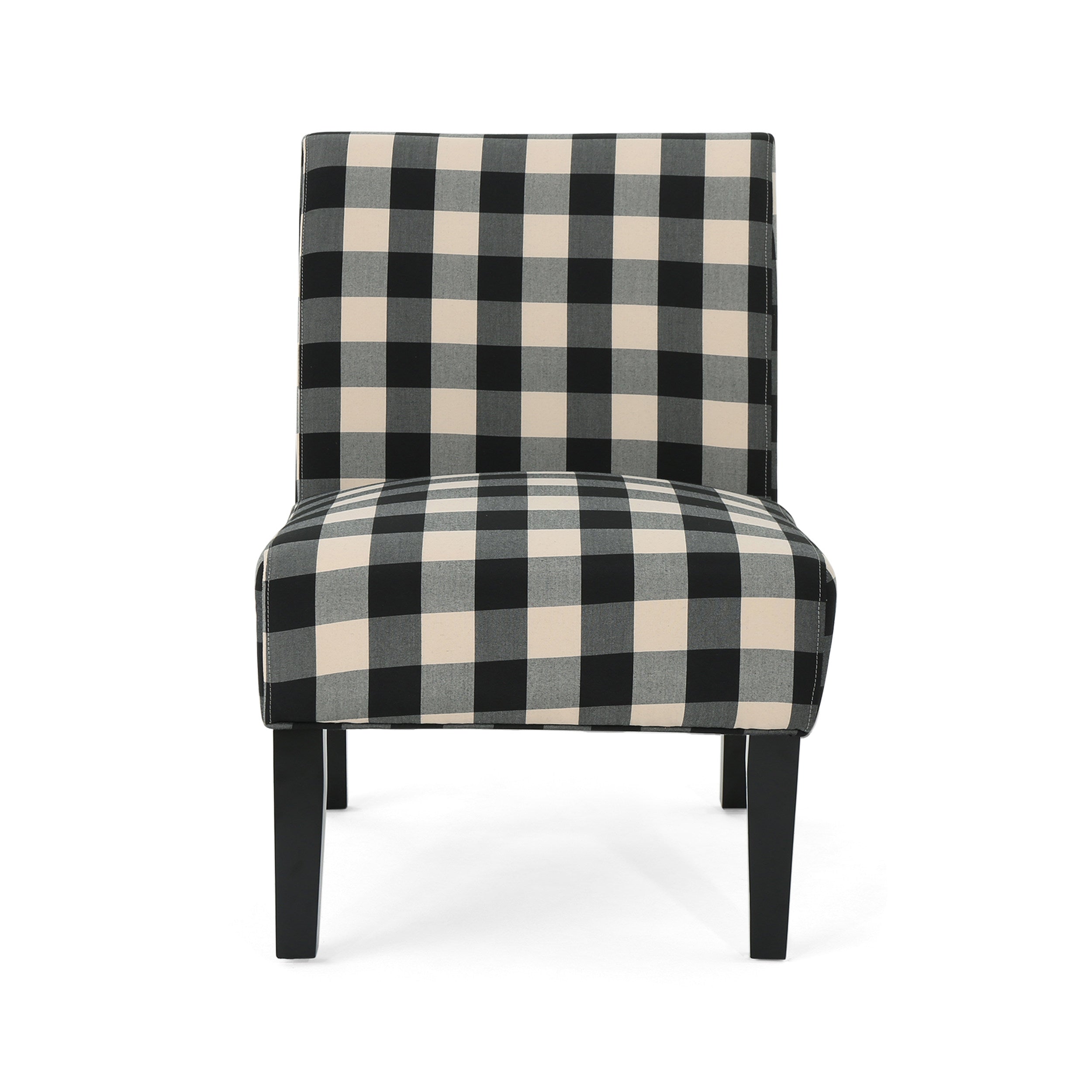 Kendal Contemporary Fabric Slipper Accent Chair