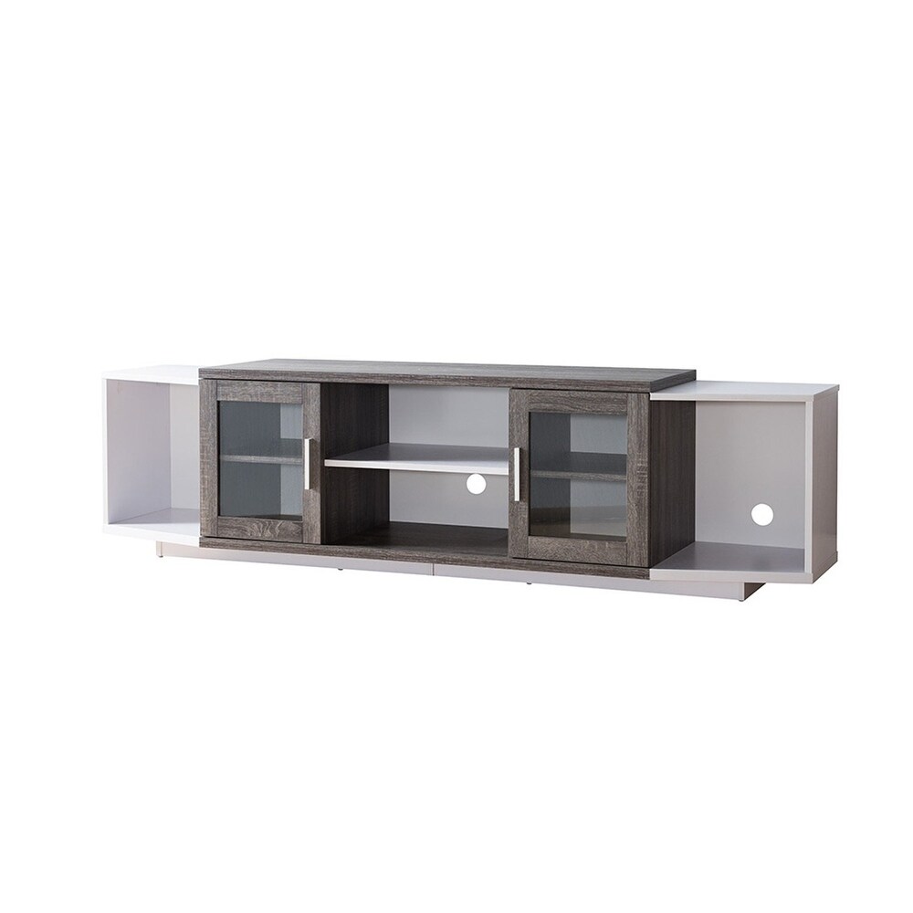 Rasa Contemporary 72 inch Multifunctional Storage TV Console by Furniture of America