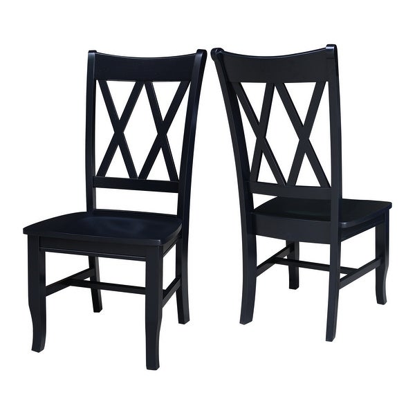 Double XX Solid Wood Chairs - Set of Two