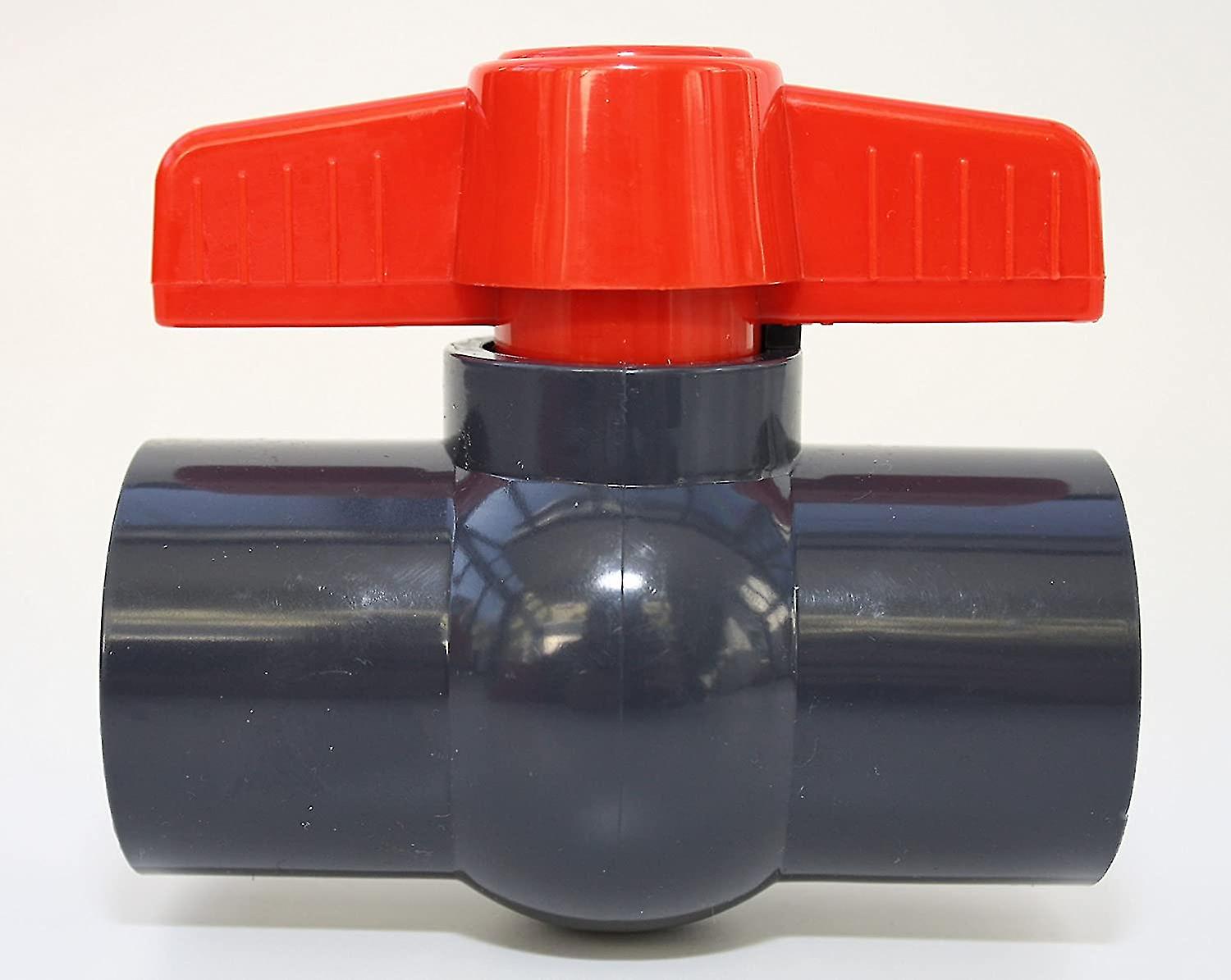 Ball Valve 50 Mm With 2 Adhesive Sleeves 1 1/2