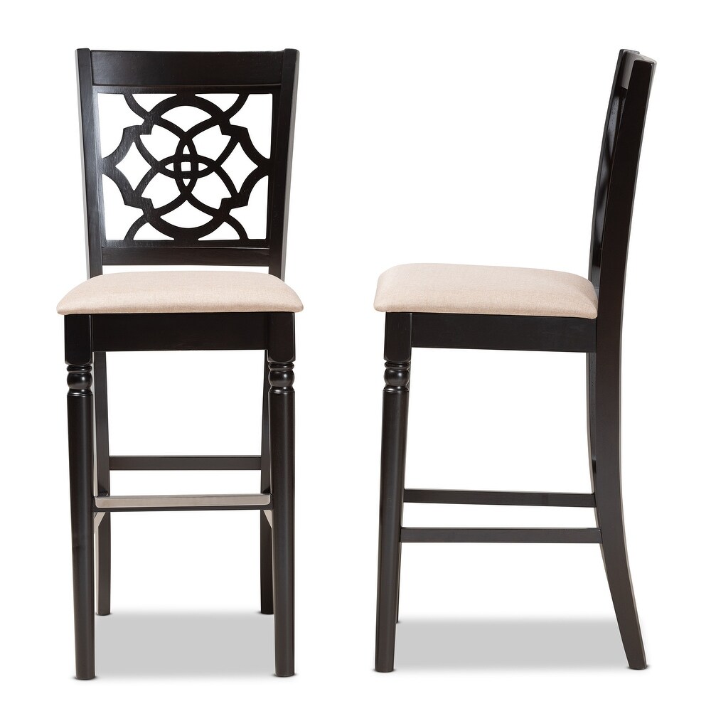 Alexandra Modern and Contemporary 2 Piece Bar Stool Set