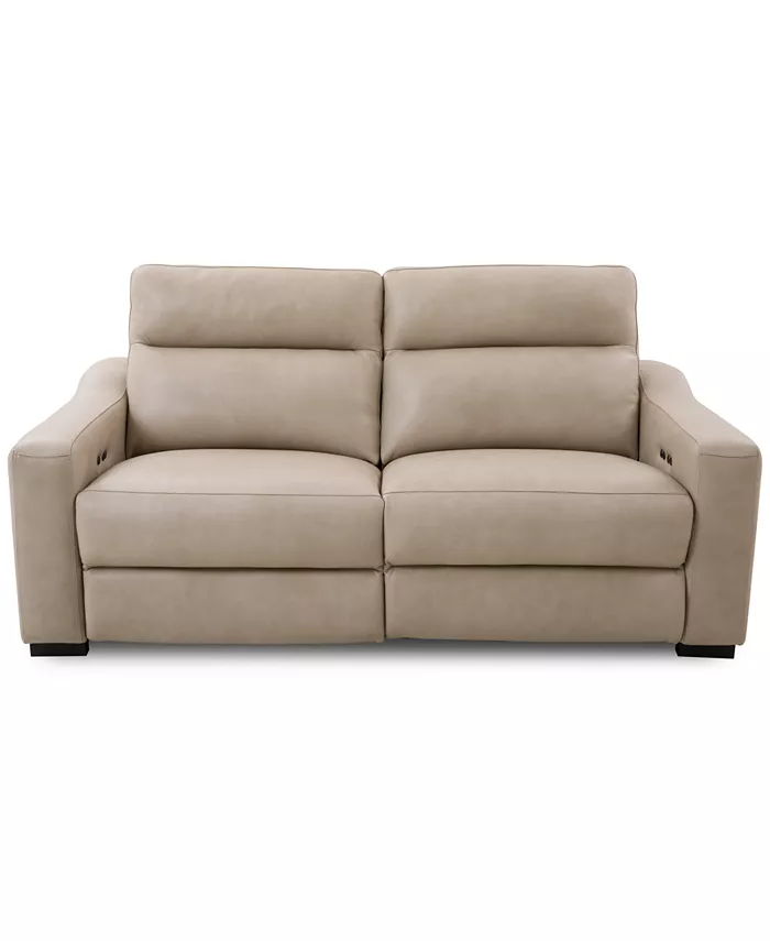 Furniture Gabrine 2-Pc. Leather Sofa with 2 Power Recliners