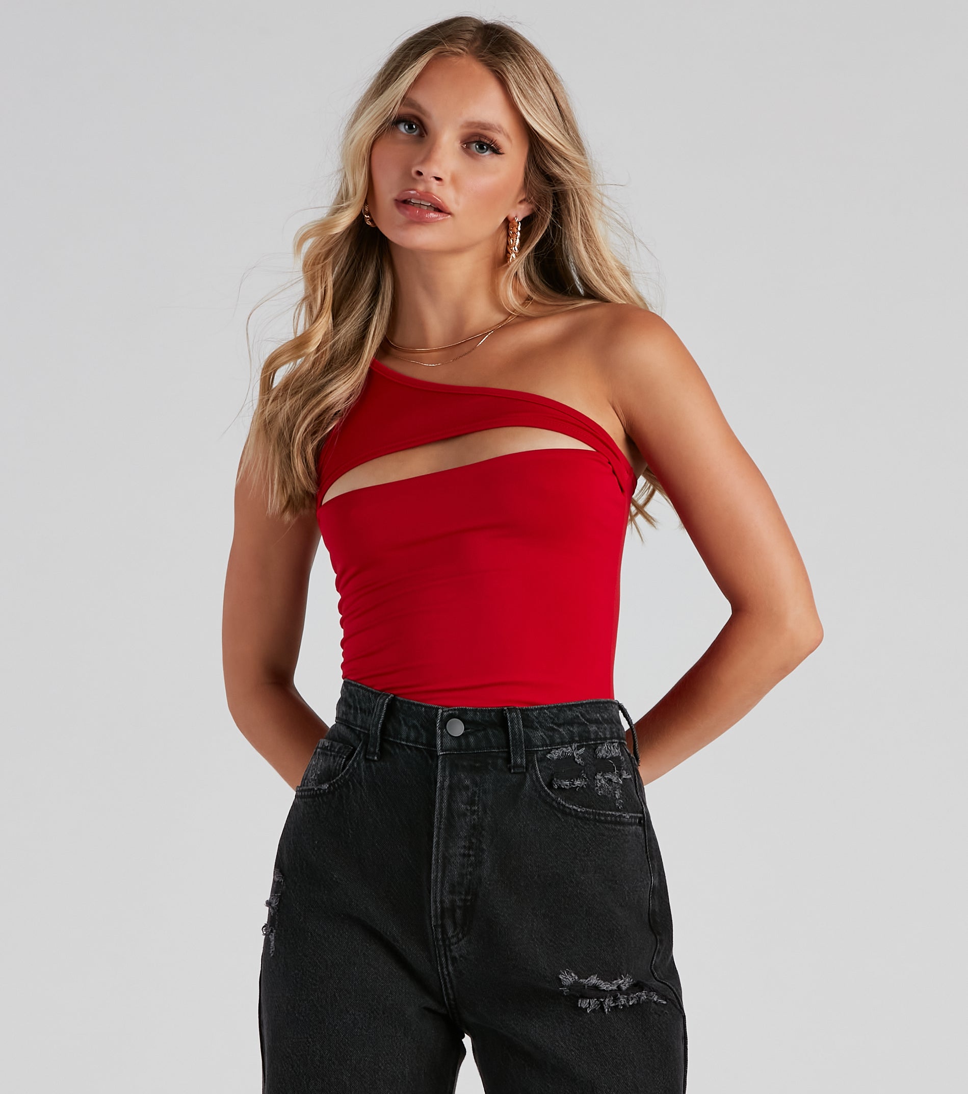 Weekend Vibes One Shoulder Top