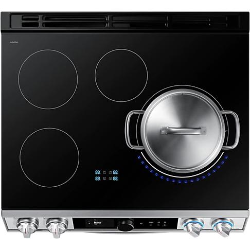  30-inch Slide-in Electric Induction Range with WI-FI Connect NE63T8911SS/AC