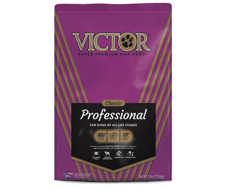 Victor - All Dog Breeds， All Life Stages Professional Recipe Dry Dog F