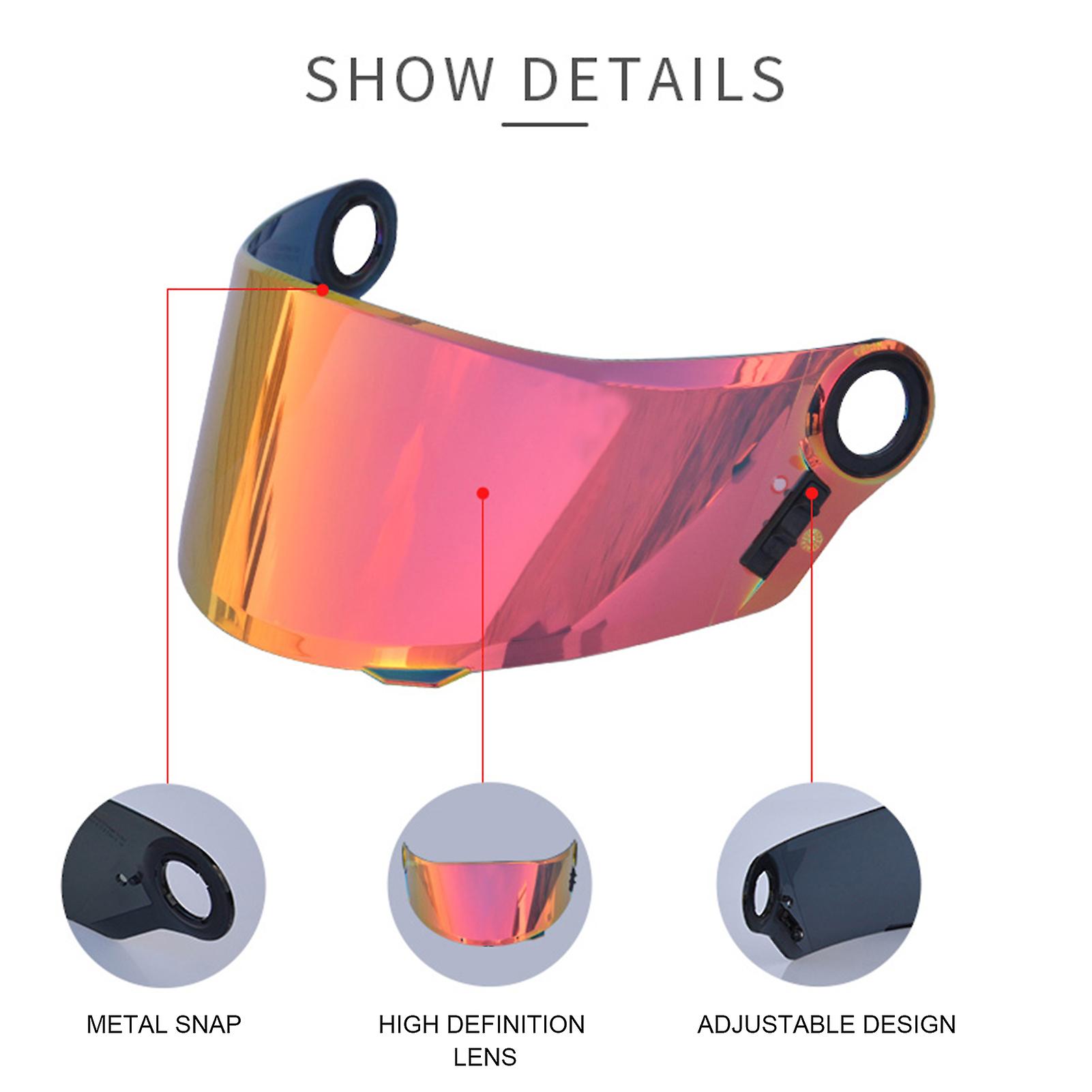 Motorcycle Anti-uv Anti-scratch Helmets Lens Fashion Visor Wind Shield Lens Replacement For Ls2 Ff358 Ff396