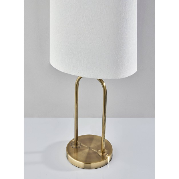 Joey Table Lamp Antique Brass Adesso