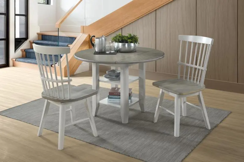 Newark 3 Piece Dining Room Set with Swivel Chairs