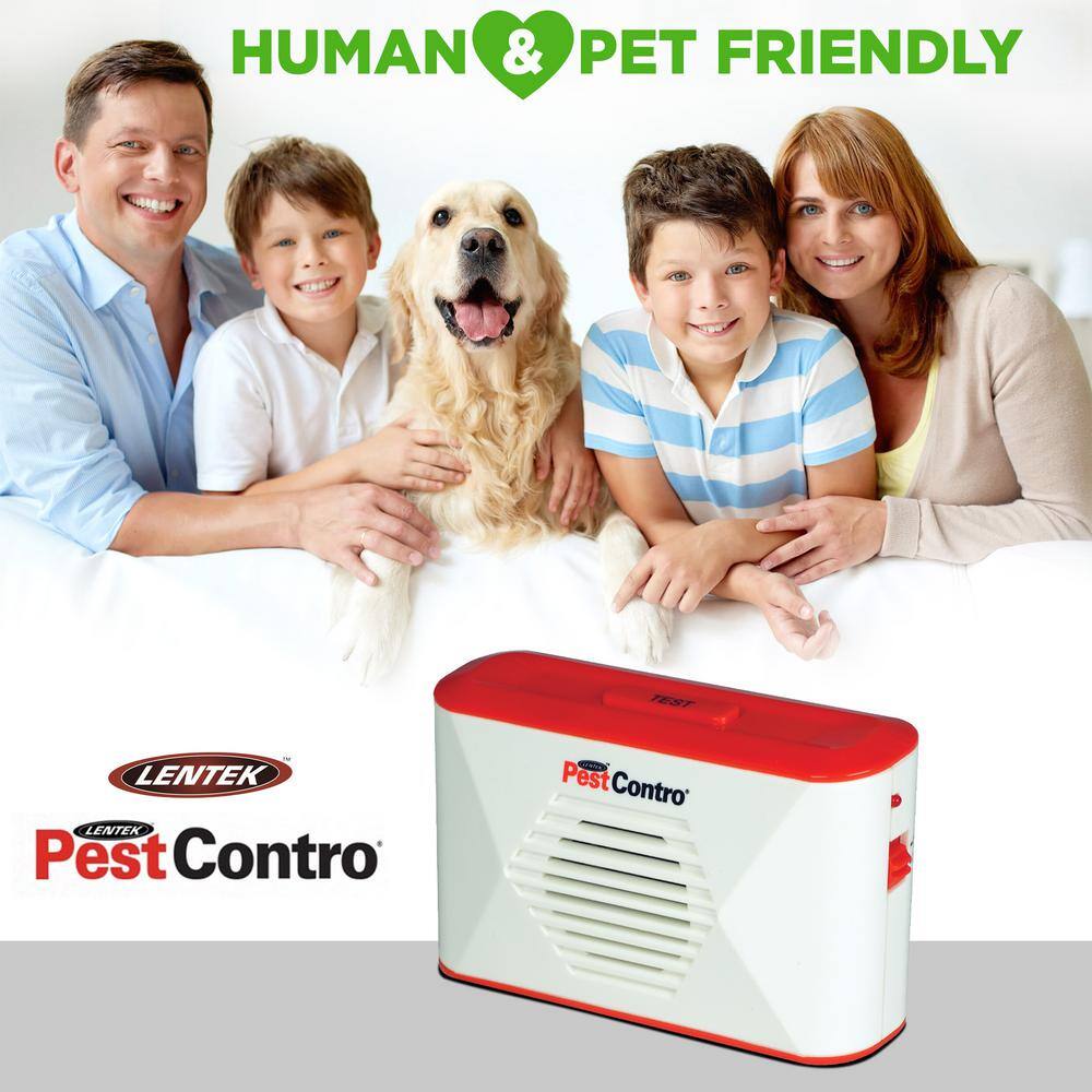 PestContro Portable Ultrasonic Rodent Repeller Cordless Non-Lethal Pest Control Dual Frequency PR23