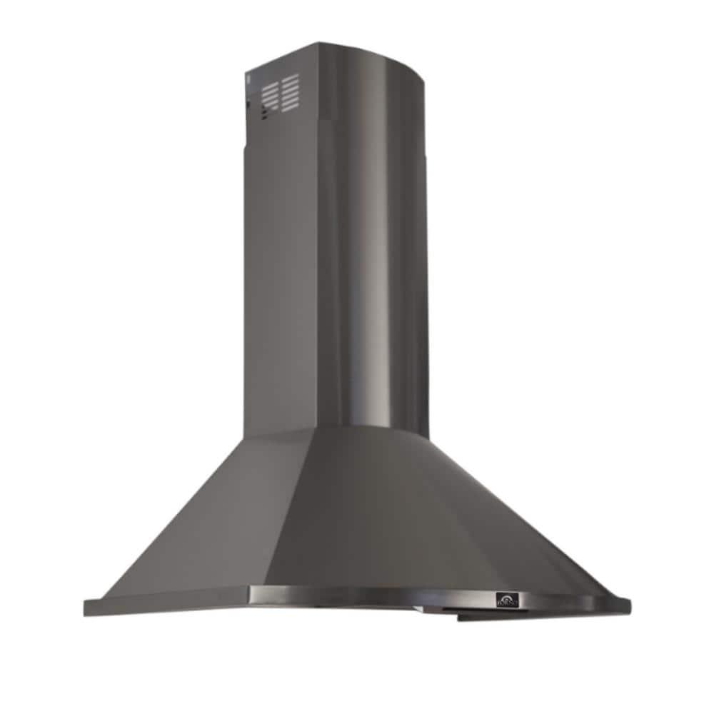 Forno Campobasso 30 in Convertible Wall Mount Range Hood in Stainless