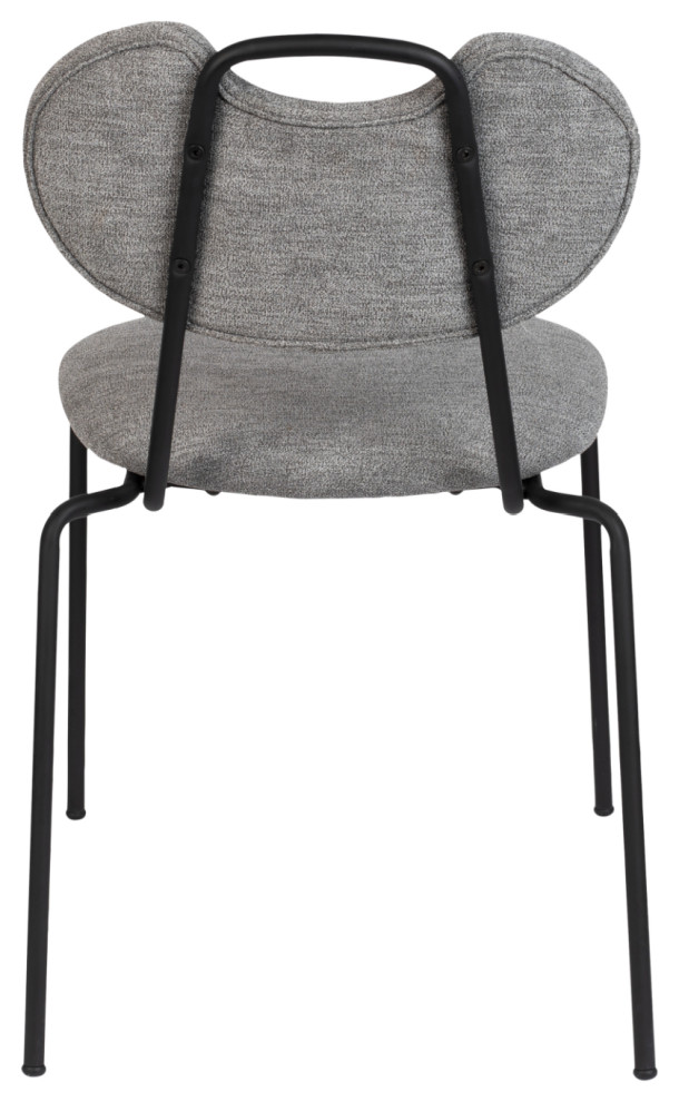 Fabric Upholstered Dining Chairs (2)  DF Aspen   Midcentury   Dining Chairs   by Oroa   Distinctive Furniture  Houzz