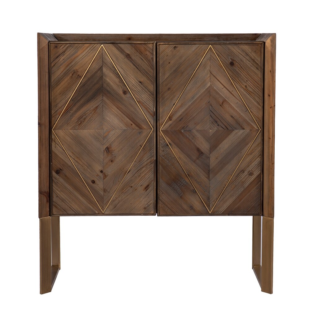 SEI Furniture Arverly Reclaimed Wood Cabinet