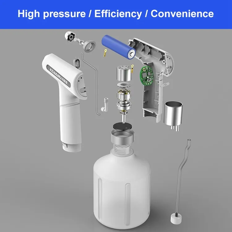 Rechargeable Cordless Battery Power Portable Electric Watering Spraying Wireless Nano Mist Pump Sprayers