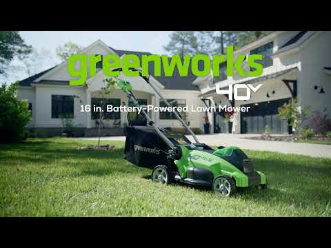 40V 16-Inch Cordless Lawn Mower | Greenworks