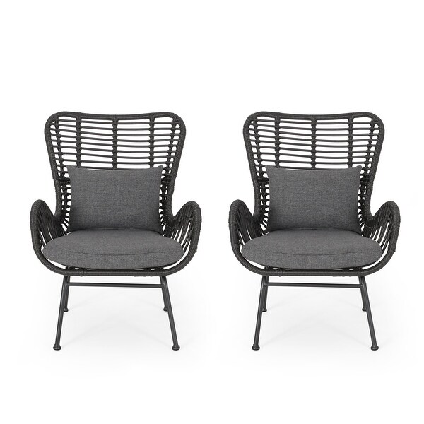 Montana Outdoor Club Chairs (Set of 2) by Christopher Knight Home