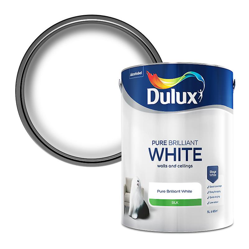 Dulux Silk Emulsion Paint 5L White