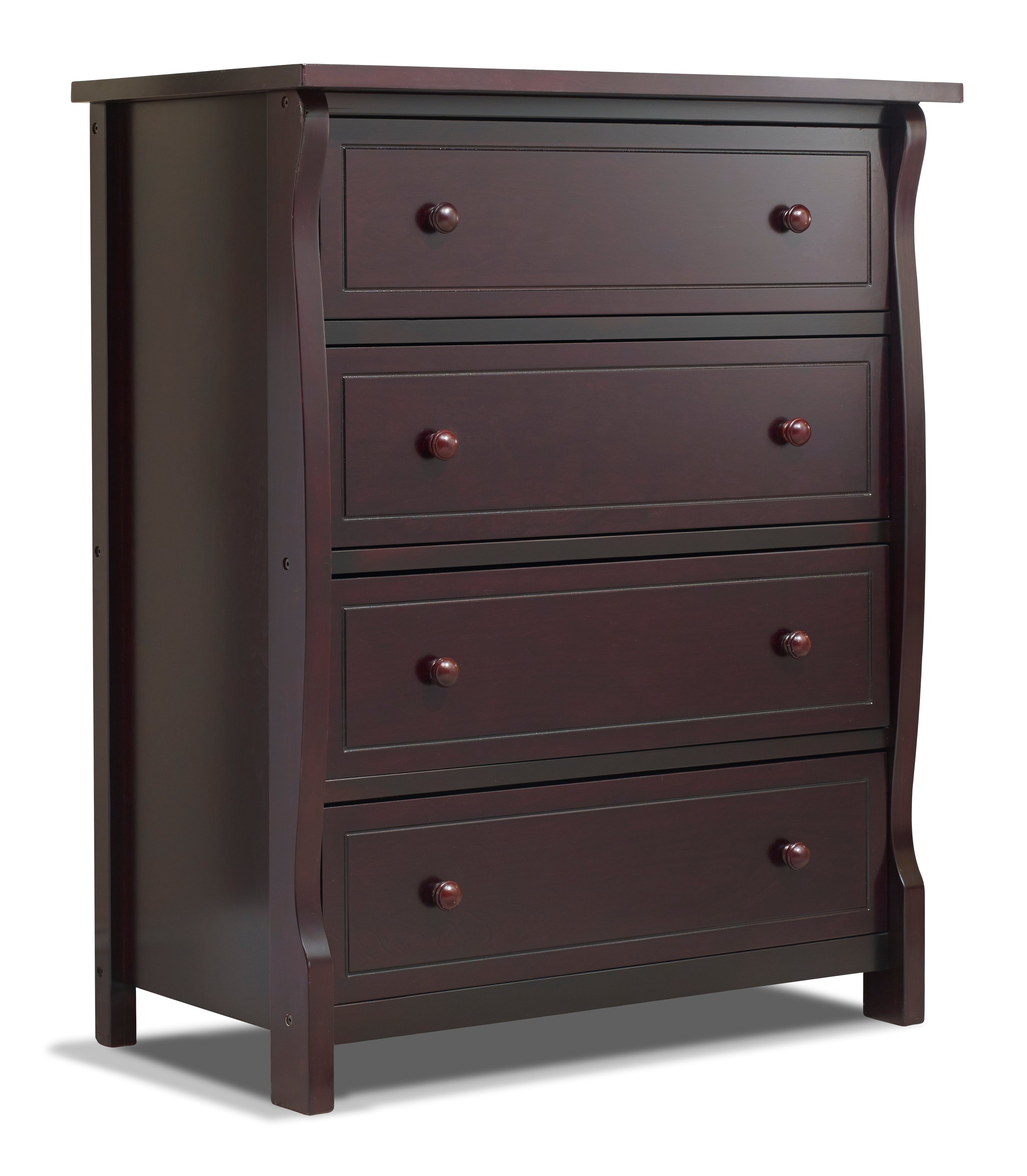 Sorelle Princeton Elite 4-Drawer Dresser - Espresso