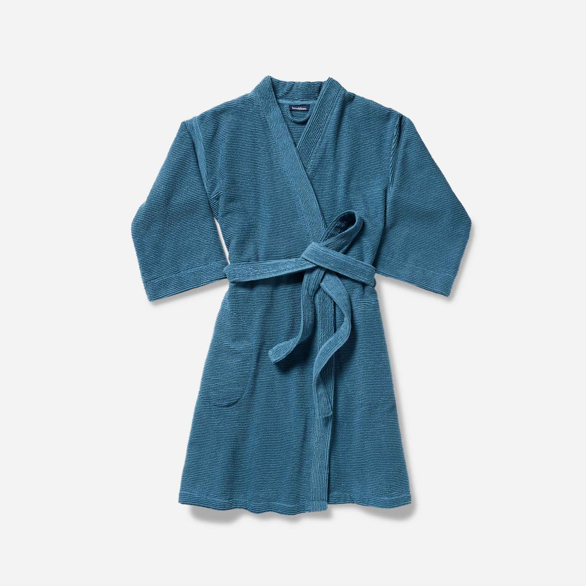 Organic Ribbed Robe - Last Call