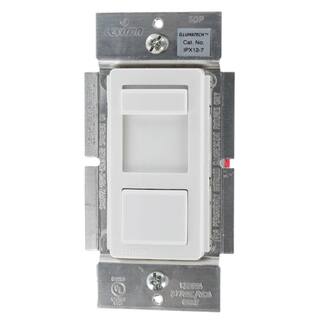 Leviton IllumaTech 1200VA-277VAC Fluorescent Dimmer for Mark 10 Powerline Ballasts WhiteIvoryLight Almond IPX12-70Z