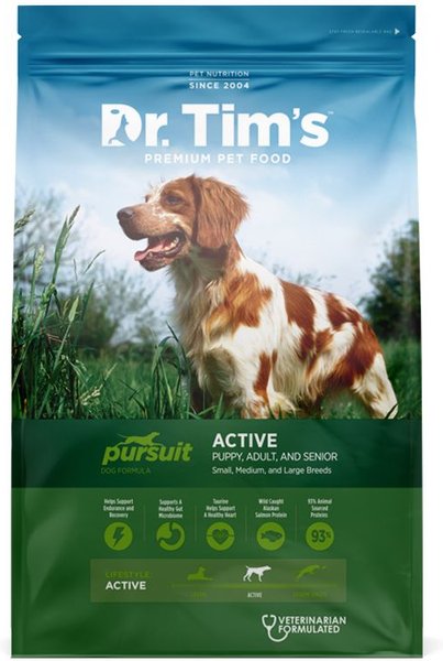 Dr. Tim's Active Dog Pursuit Formula Dry Dog Food