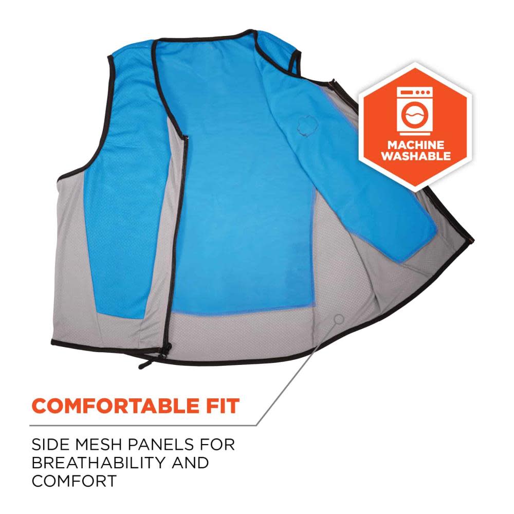 Ergodyne Chill Its 6667 Cooling Vest Blue 2X