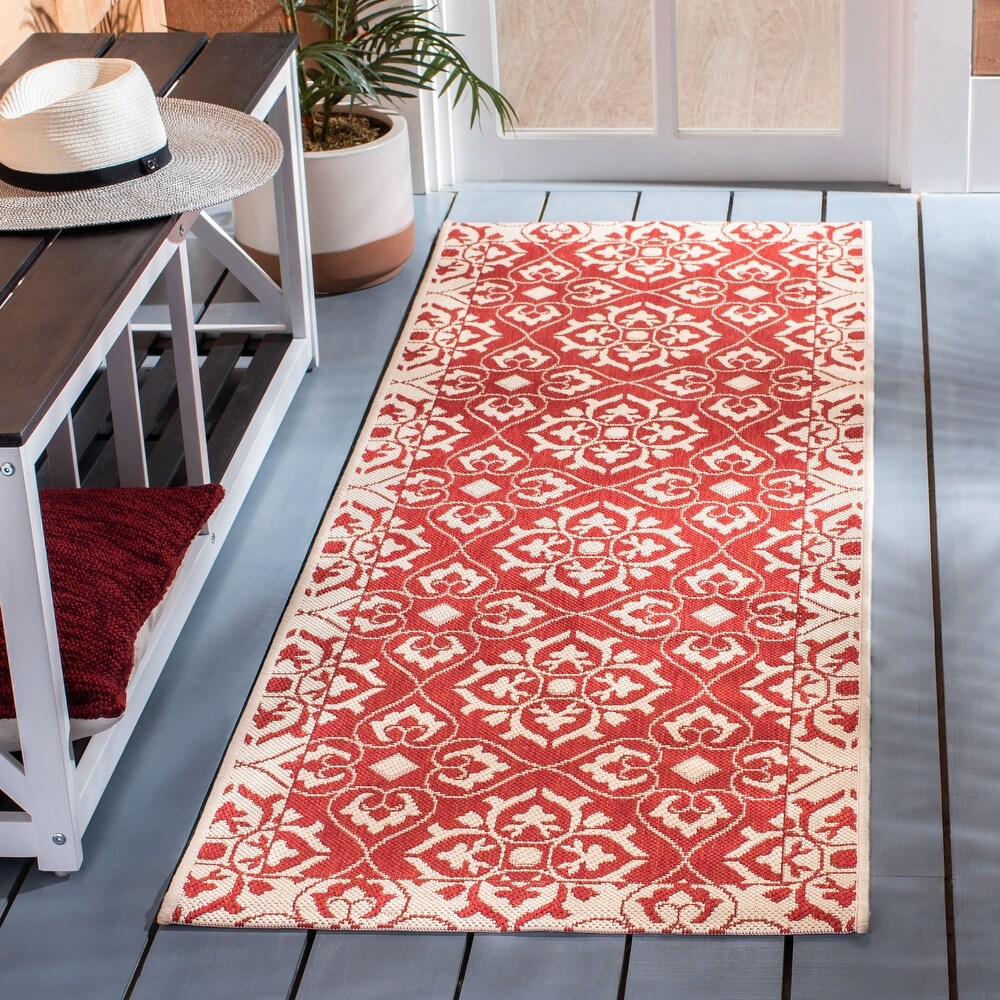 SAFAVIEH Courtyard Ardeth Indoor/ Outdoor Waterproof Patio Backyard Rug