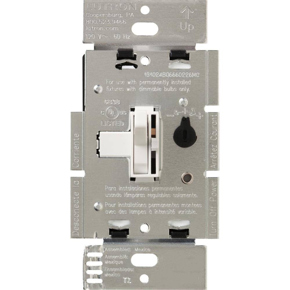 Lutron Toggler Dimmer Switch for Magnetic Low-Voltage 600-WattSingle-Pole White (AYLV-600P-WH) AYLV-600P-WH