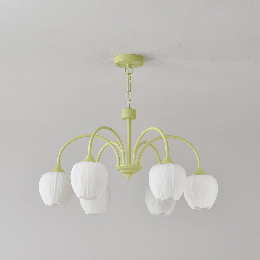 Tulip Matcha Chandelier