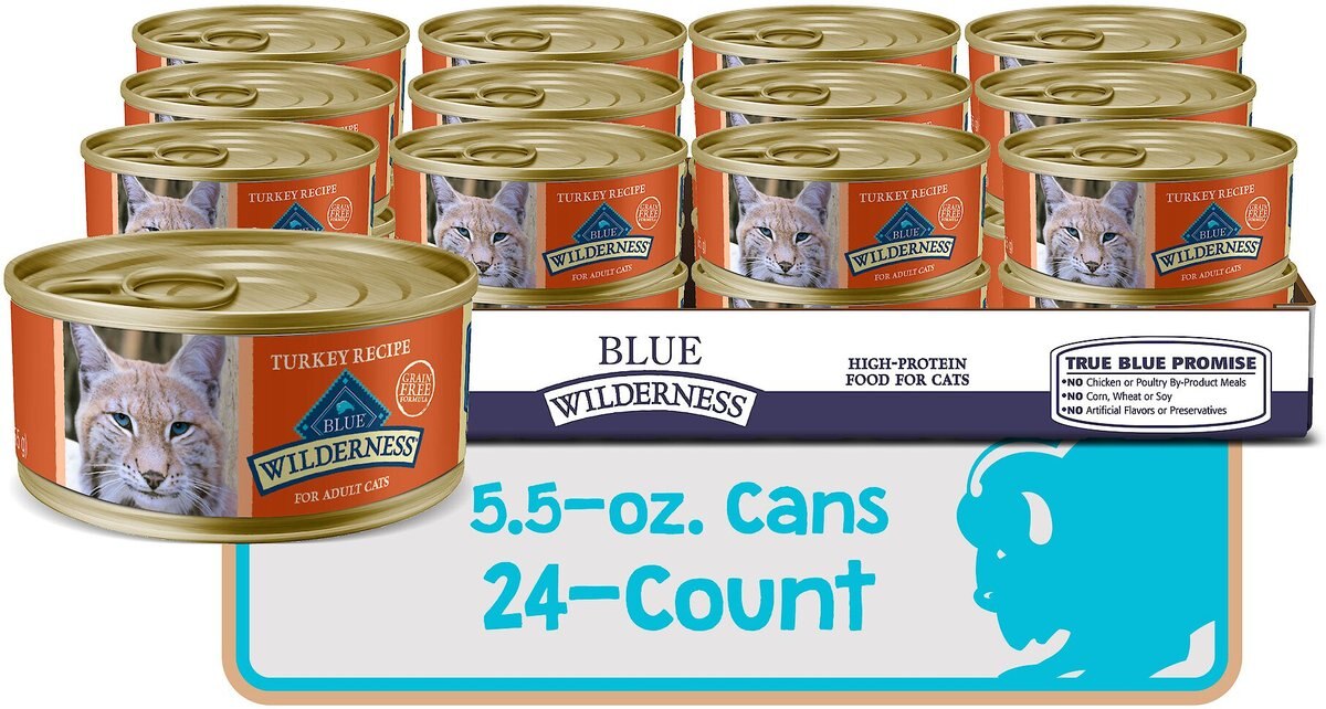 Blue Buffalo Wilderness Turkey Grain-Free Canned Cat Food