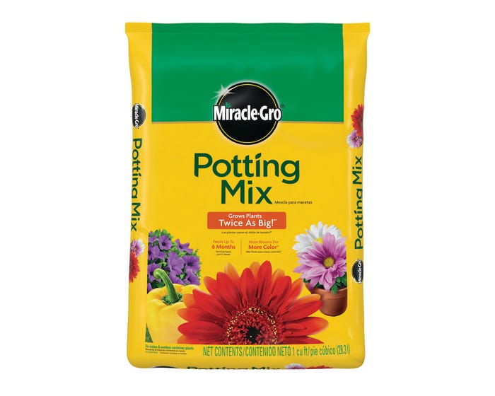 Miracle-Gro Potting Mix， 1 Cu. Ft. - 75651300