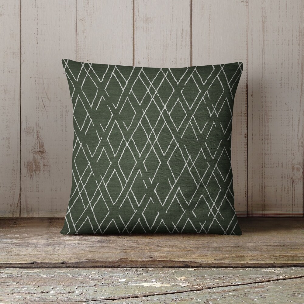 HATCH GREEN IndoorOutdoor Pillow By Kavka Designs